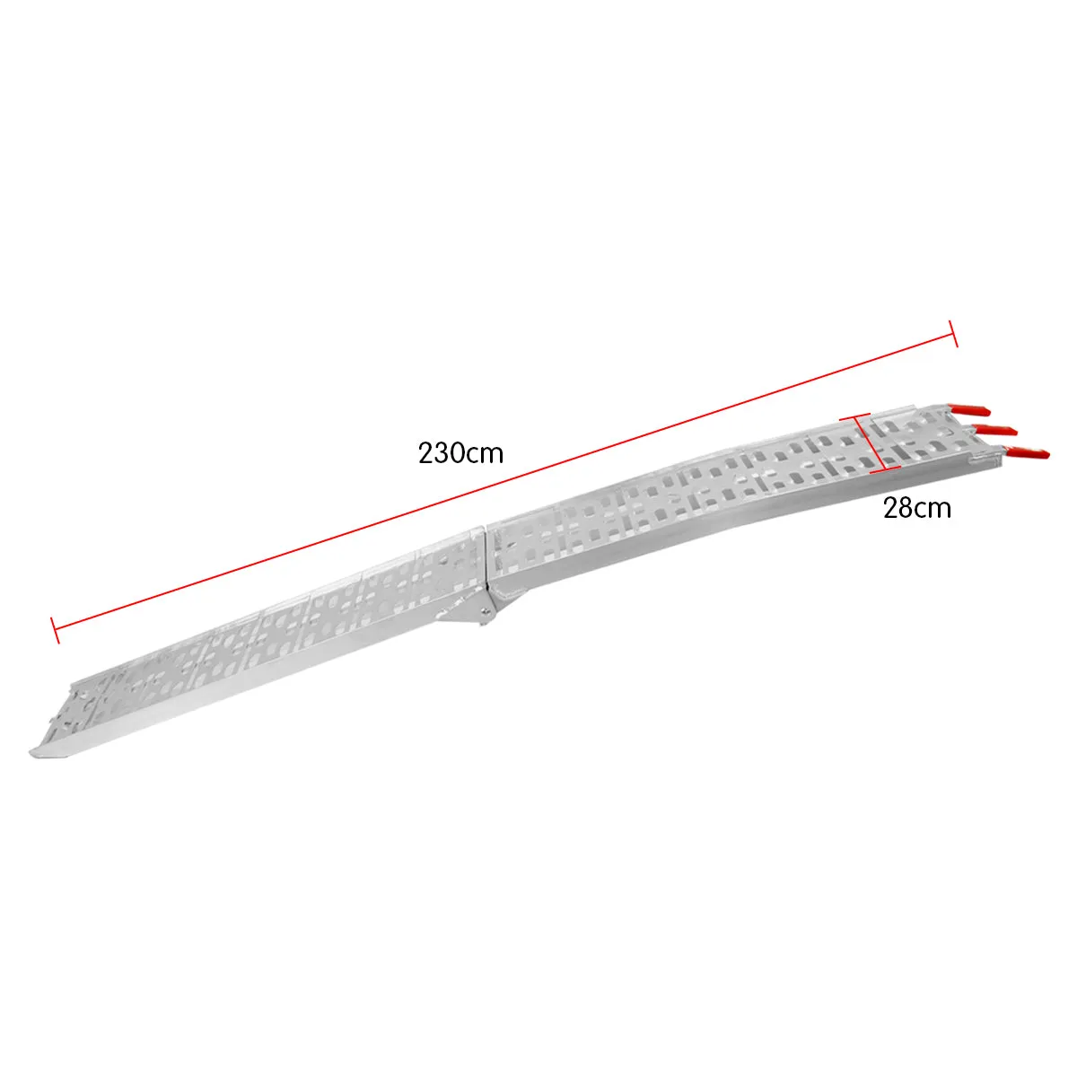 2x Aluminium Folding Loading Ramps for ATV and Motorbike | Kartrite Brand