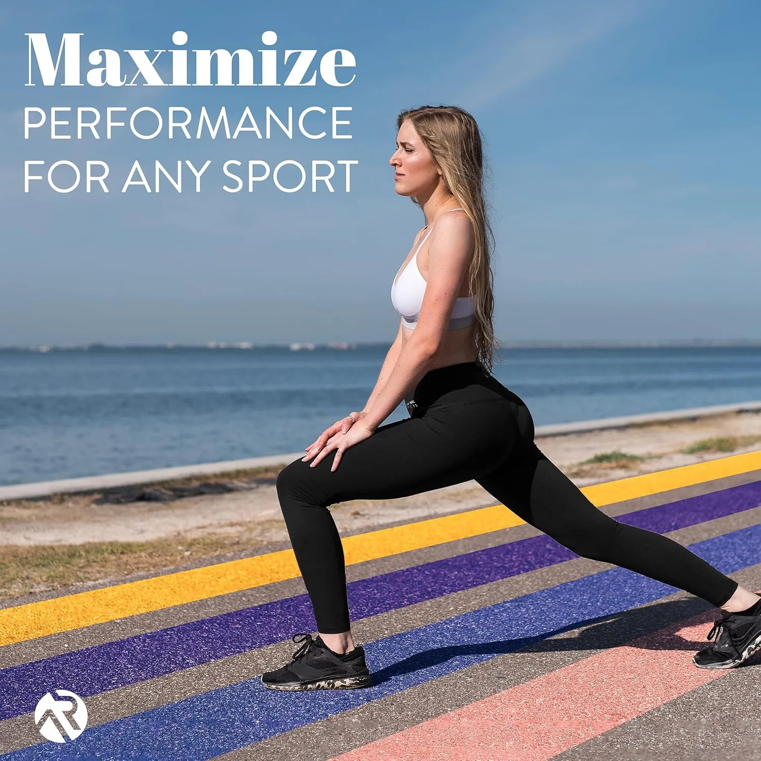 Active Research Workout Leggings - High Waisted, Slimming Tummy Compression Yoga Pants for Women