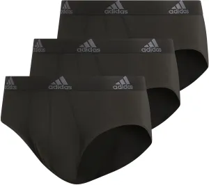 adidas Men's Performance Stretch Cotton Brief Underwear (3-Pack) Designed for Active Comfort and All Day Wear