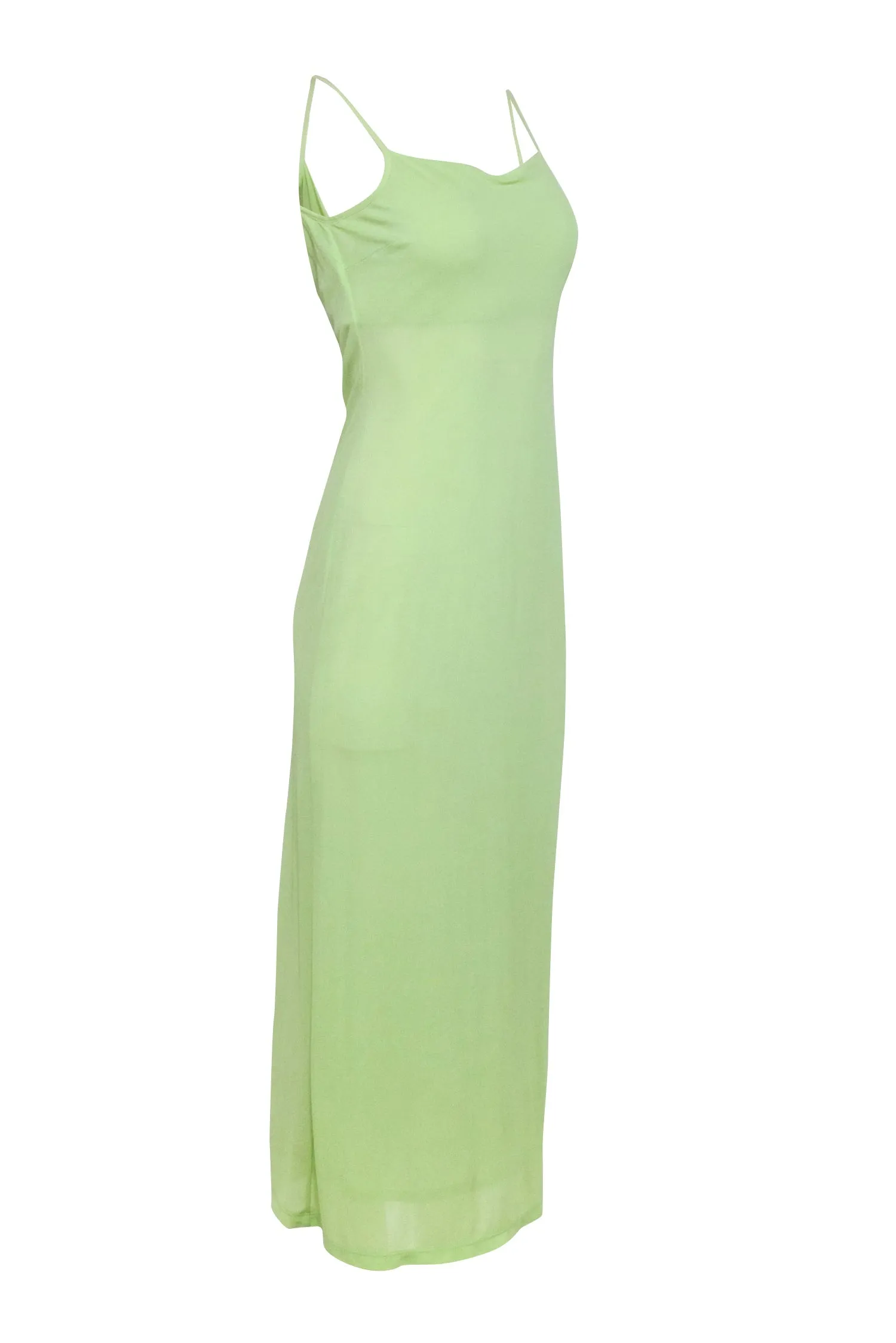 Alberta Ferretti - Light Green Sleeveless Maxi Dress Sz 8