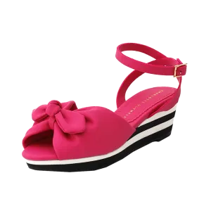 Alexa Wedge Bow Sandal