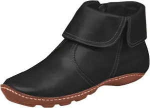Ankle Booties for Women Flat Heel Round Toe Boots Fashion Side Zip Vintage Booties Low Heel Arch Support Boots