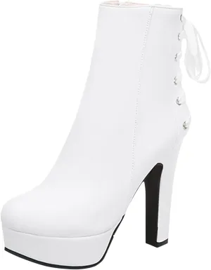 Ankle Boots for Women 2024 Fall And Winter Knight Boots Round Head Thick Heel With Waterproof Lace-Up Women'S Boots