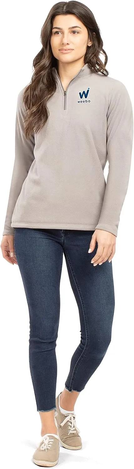 Augusta Sportswear Women's Ladies Micro-lite Fleece 1/4 Zip Pullover