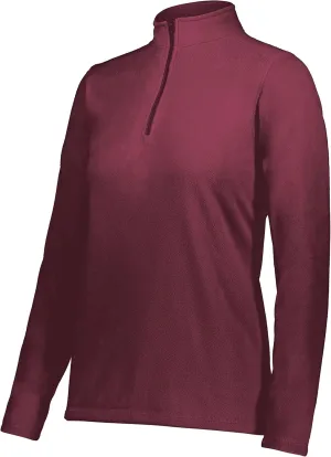 Augusta Sportswear Women's Ladies Micro-lite Fleece 1/4 Zip Pullover