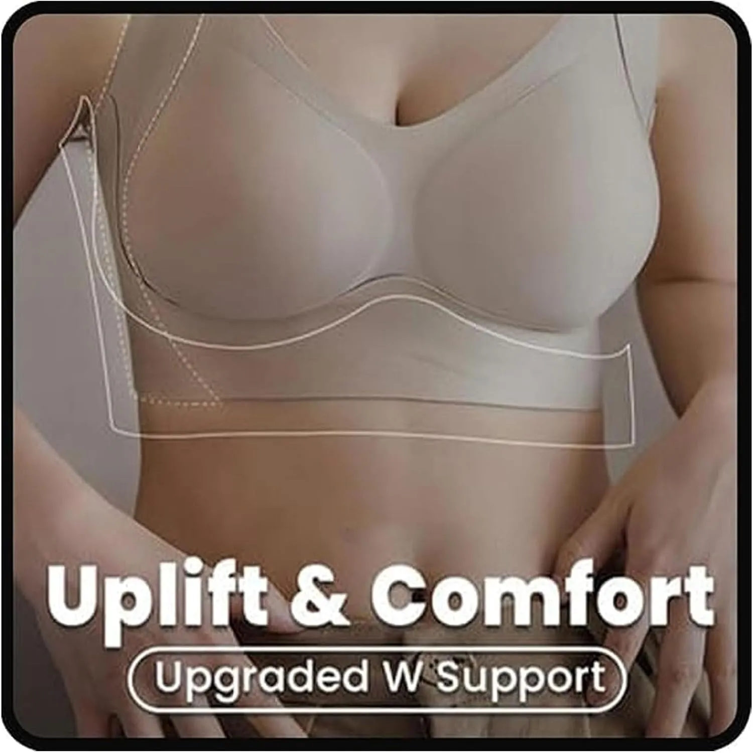 Avaraform Bra, Miskyle Bra, Zenalift-Supportive Wirelessbra All-Day Comfort, Women's Daily Comfort Wireless Shaperbra