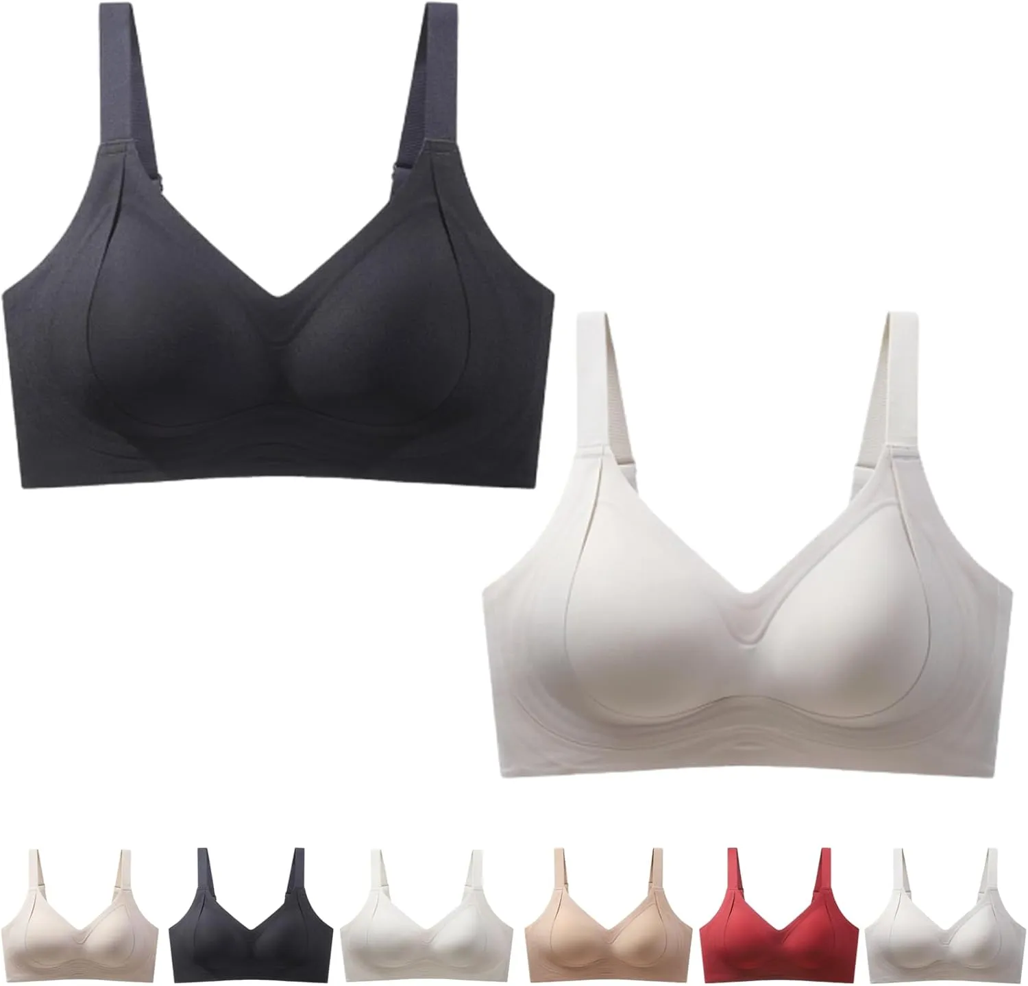Avaraform Bra, Miskyle Bra, Zenalift-Supportive Wirelessbra All-Day Comfort, Women's Daily Comfort Wireless Shaperbra