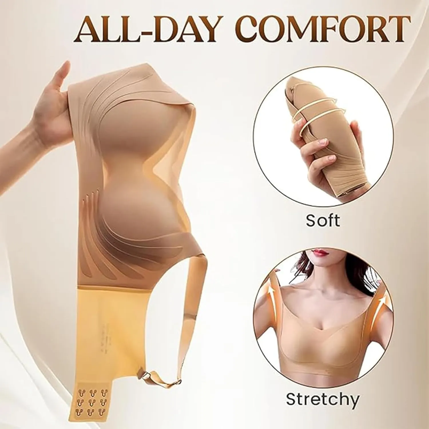 Avaraform Bra, Zenalift - Supportive Wireless Lift Bra for All-Day Comfort, No Spillage, Comfortable Sports Bras