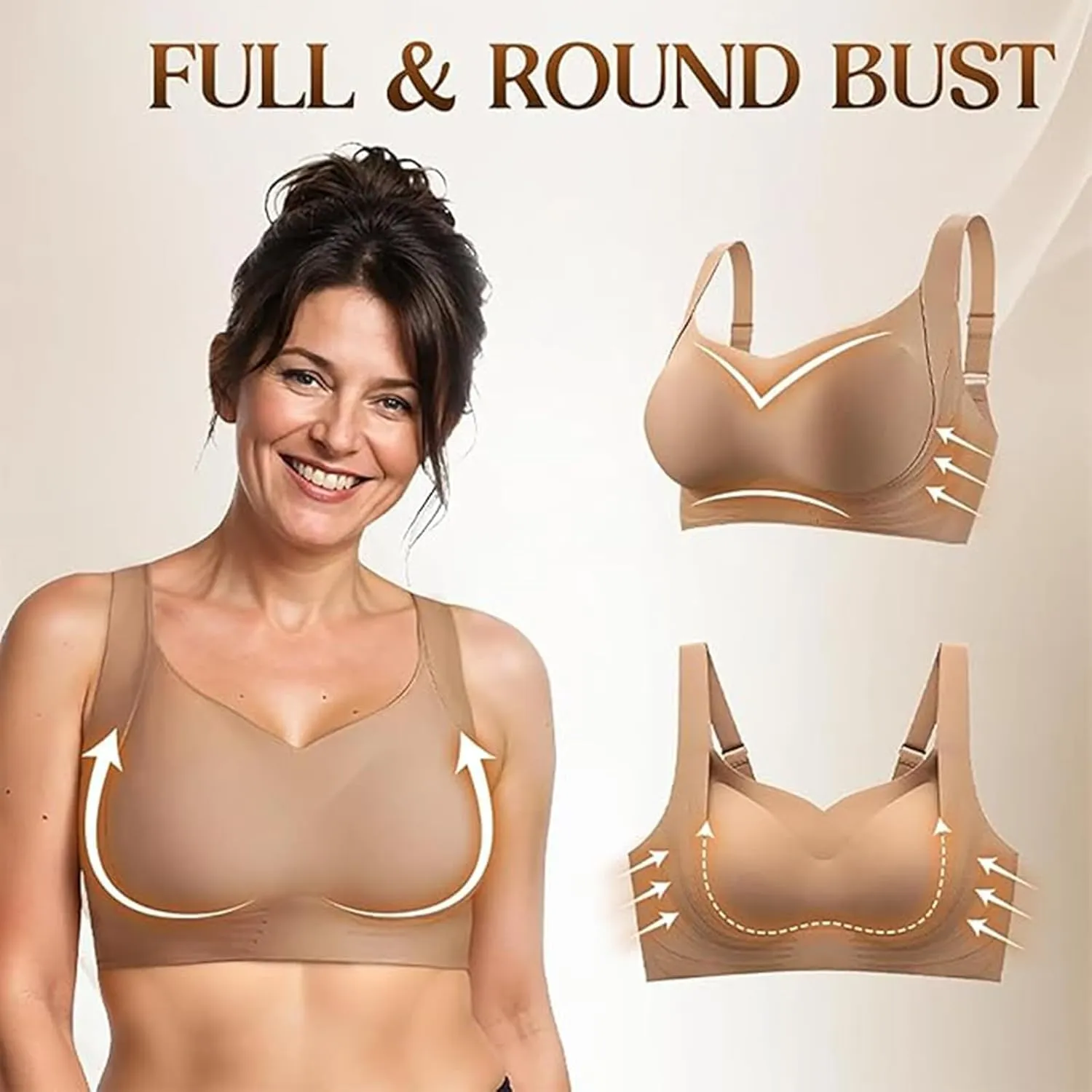 Avaraform Bra, Zenalift - Supportive Wireless Lift Bra for All-Day Comfort, No Spillage, Comfortable Sports Bras