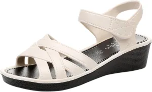 Bohemian Style And Comfortable Ladies Shoes Fashion Go Hiking Non Slip Outdoor Shoes House Sandals for Women Wide Width, 6