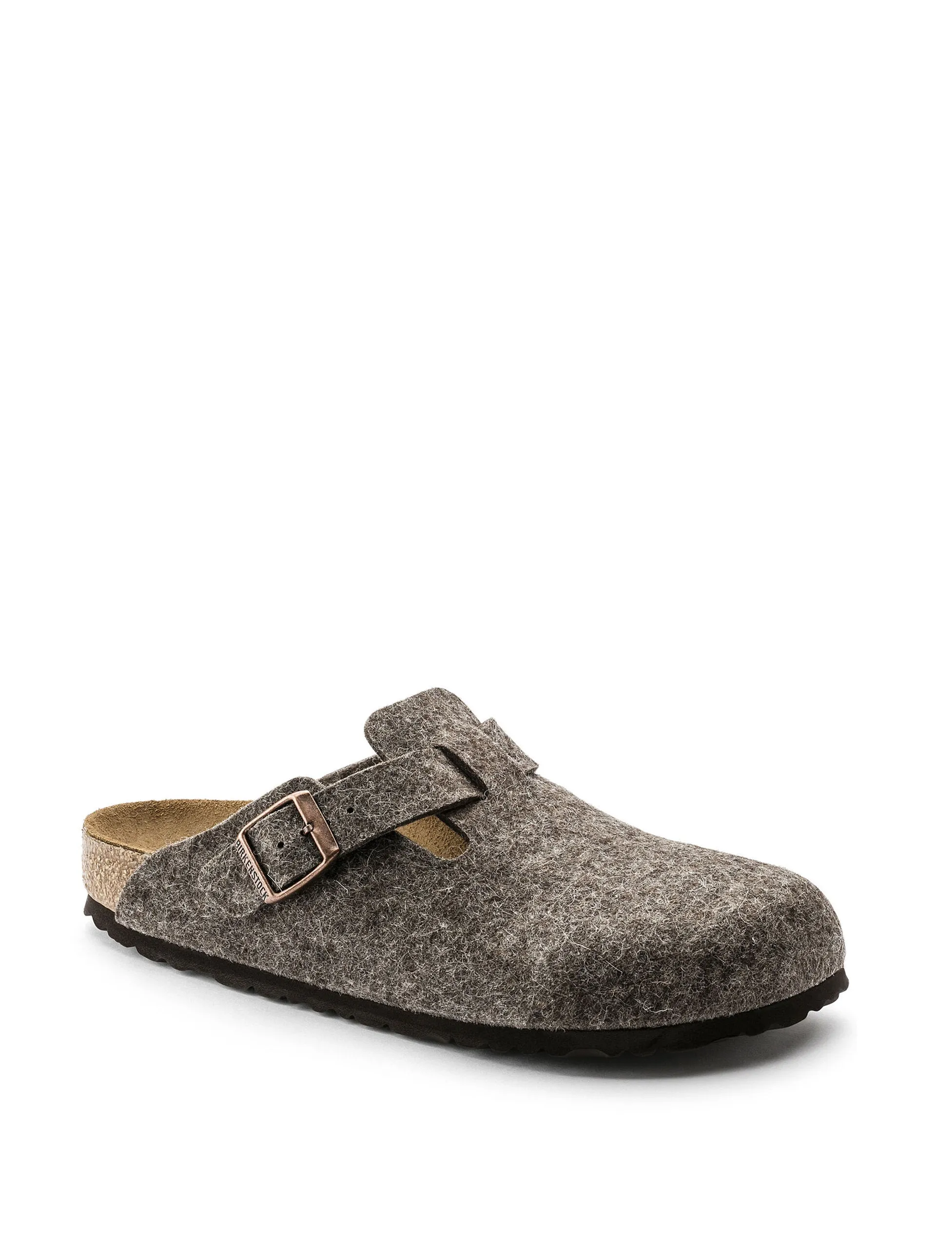Boston wool felt mules