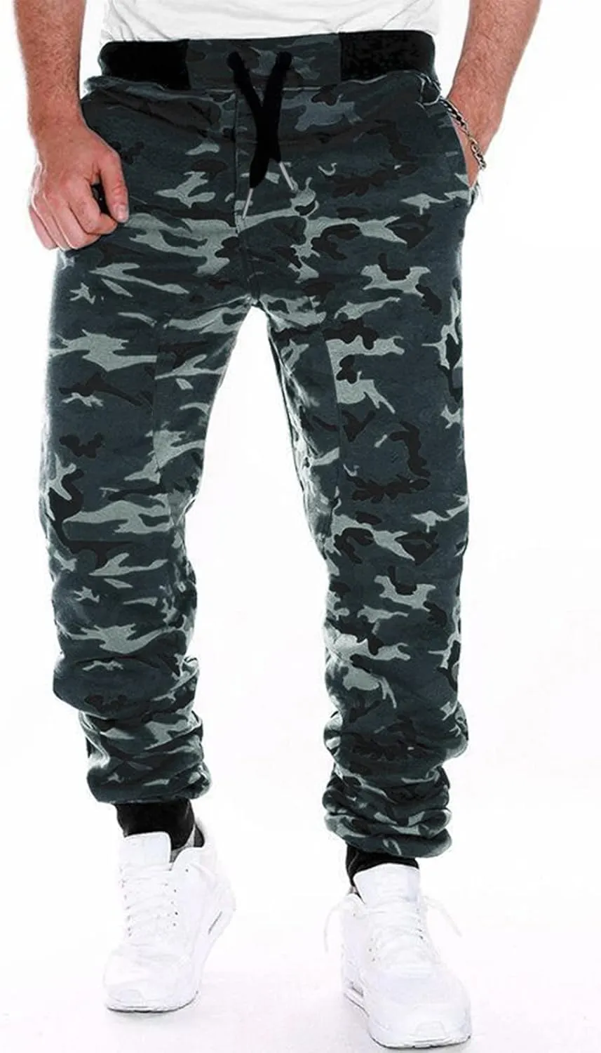 Cargo Pants for Men Relaxed Fit Yoga Sweatpants Cargo Open Bottom Joggers Straight Leg Running Casual Athletic Pants