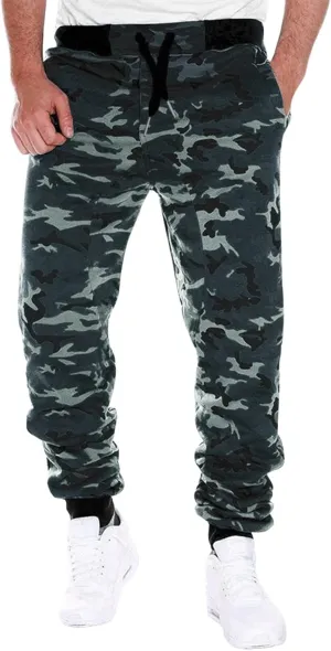 Cargo Pants for Men Relaxed Fit Yoga Sweatpants Cargo Open Bottom Joggers Straight Leg Running Casual Athletic Pants