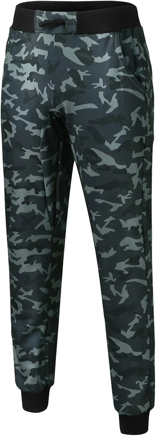 Cargo Pants for Men Relaxed Fit Yoga Sweatpants Cargo Open Bottom Joggers Straight Leg Running Casual Athletic Pants