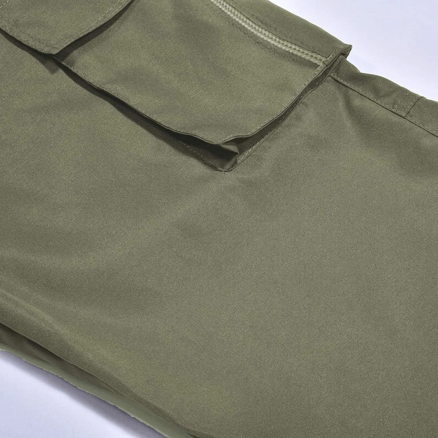 Cargo Work Pants for Men Relaxed-Fit Ripstop Lightweight Trousers Casual Outdoor Hiking Bottom Pant with Multi Pocket