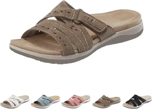 Cathalem Sandals for Women 2024 Comfortable Orthopedic Sandals Summer Walking Plantar Fasciitis Sandals with Arch Support