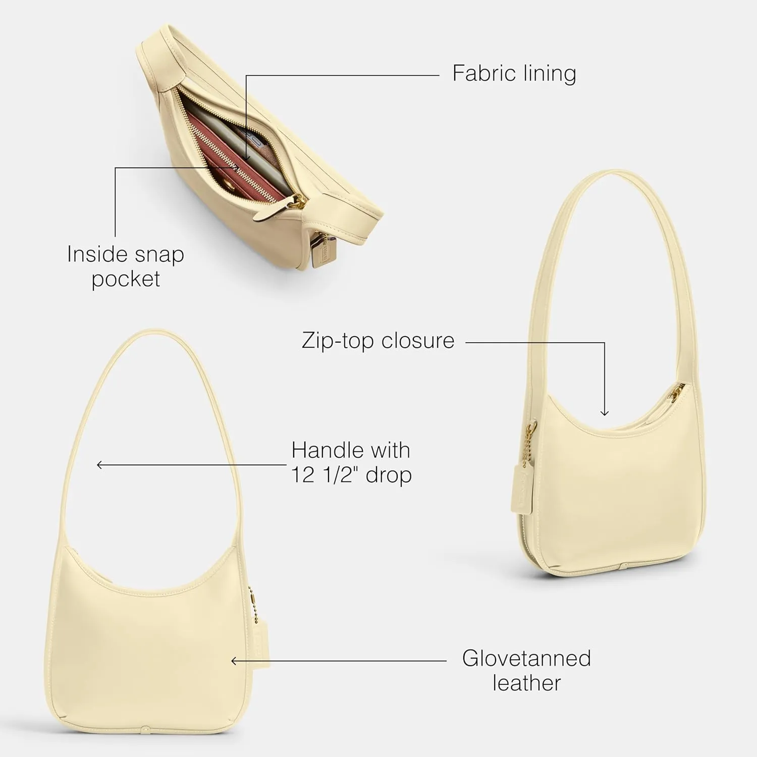 Coach Curve Zip Bag
