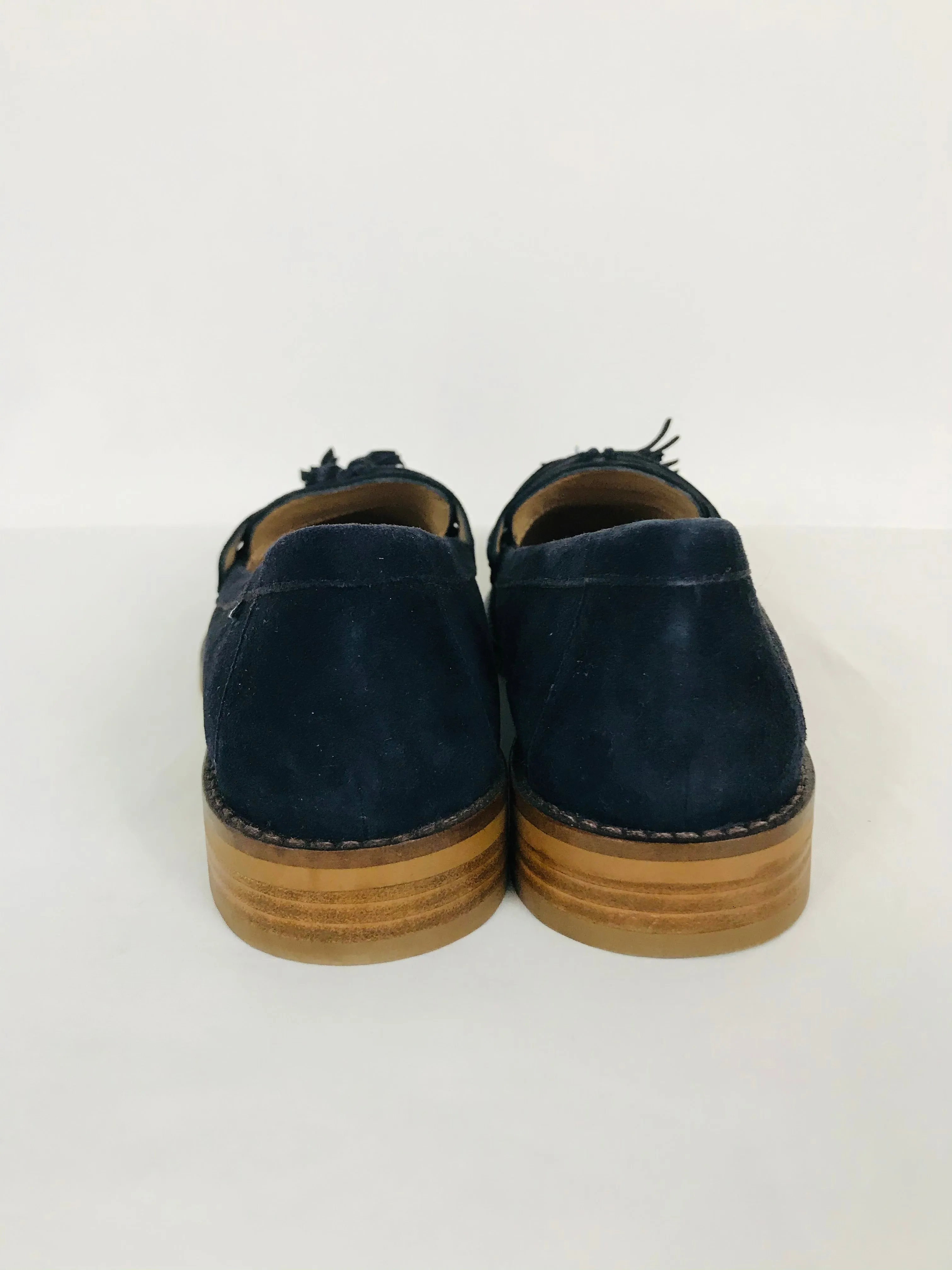Crew Clothing Women’s Suede Tassle Loafers | 38 UK5 | Blue