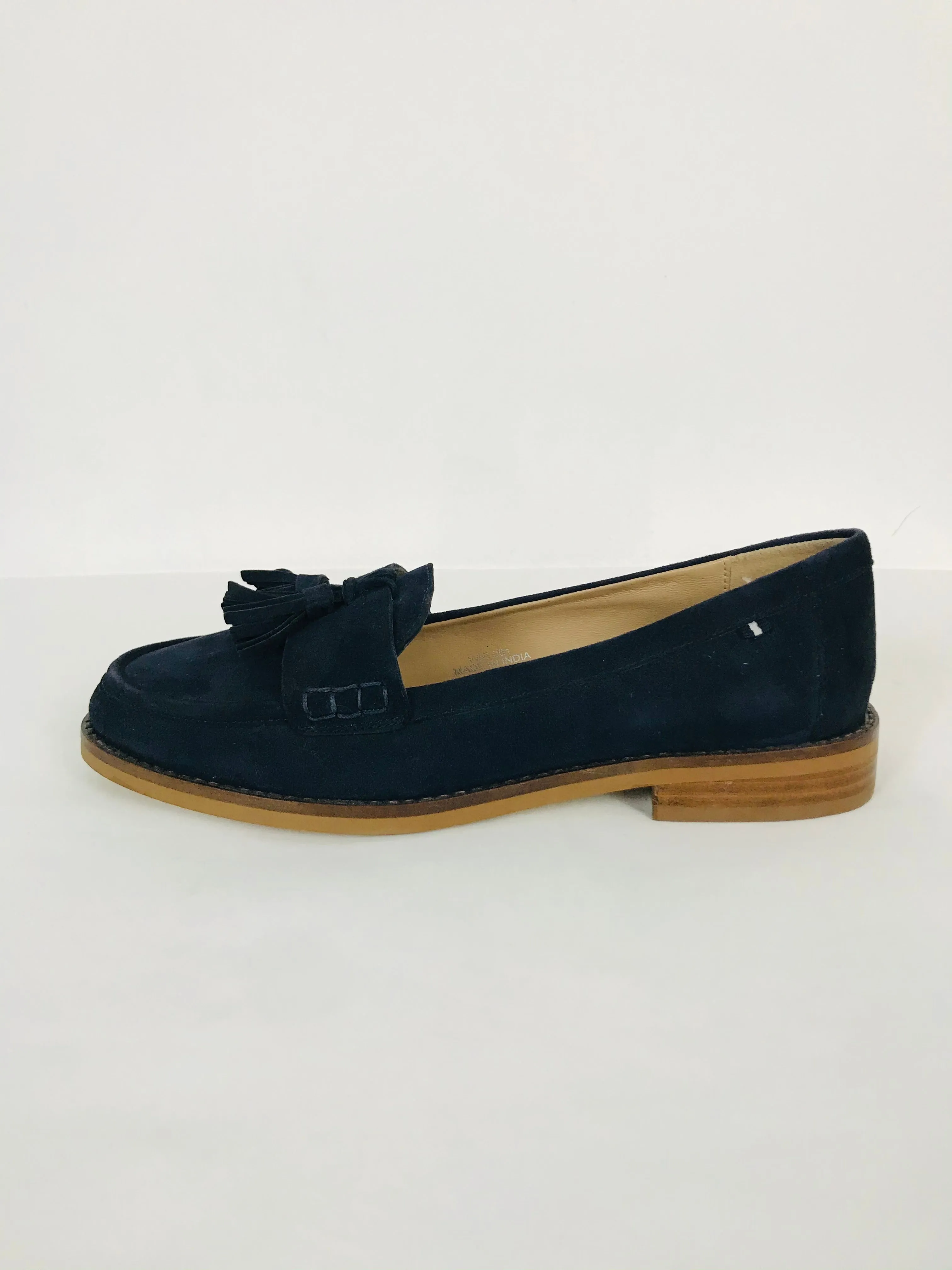 Crew Clothing Women’s Suede Tassle Loafers | 38 UK5 | Blue