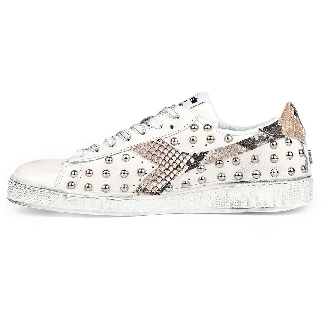 Diadora Game Low Pitonate borchie piccole