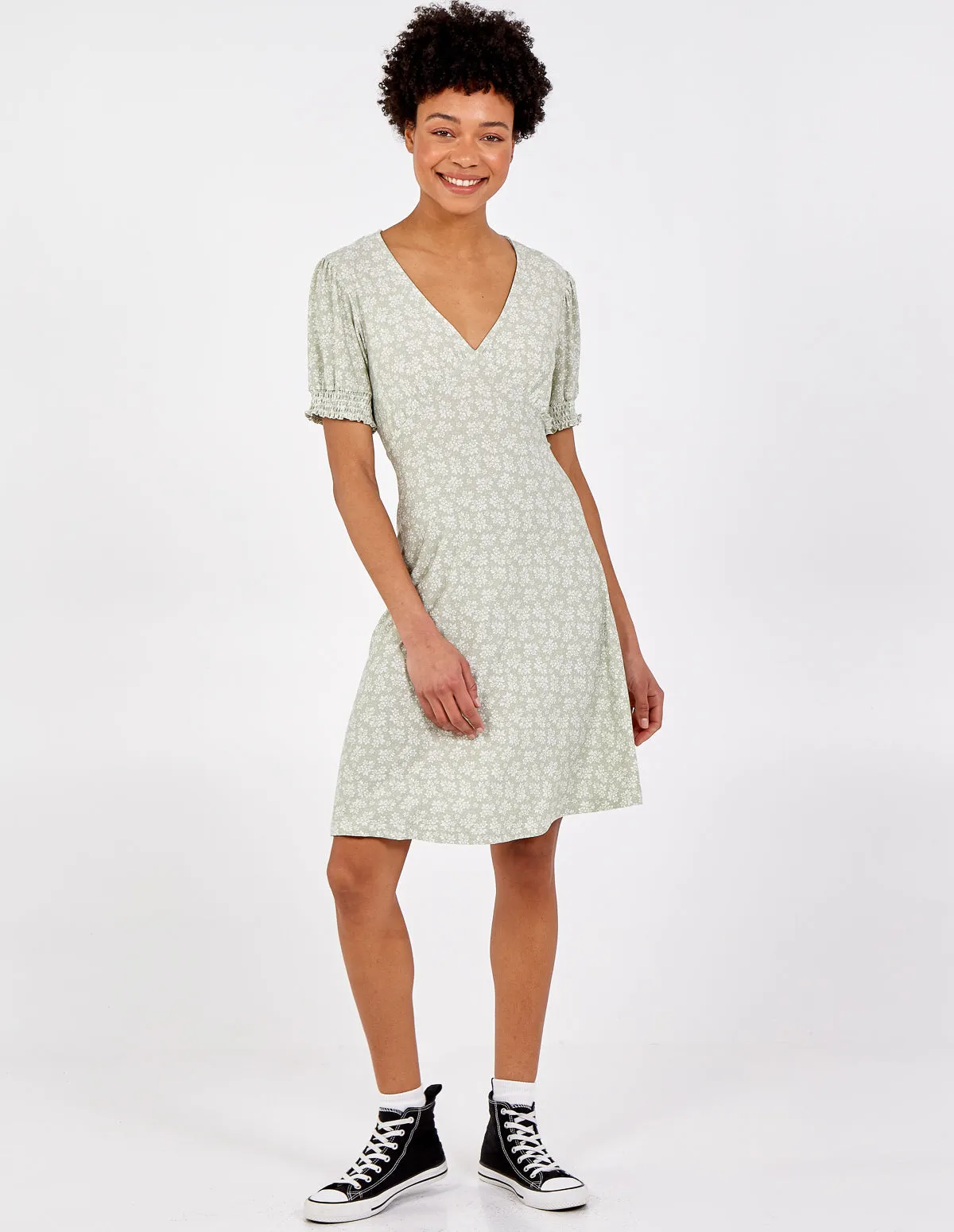 Ditsy Floral Tea Dress