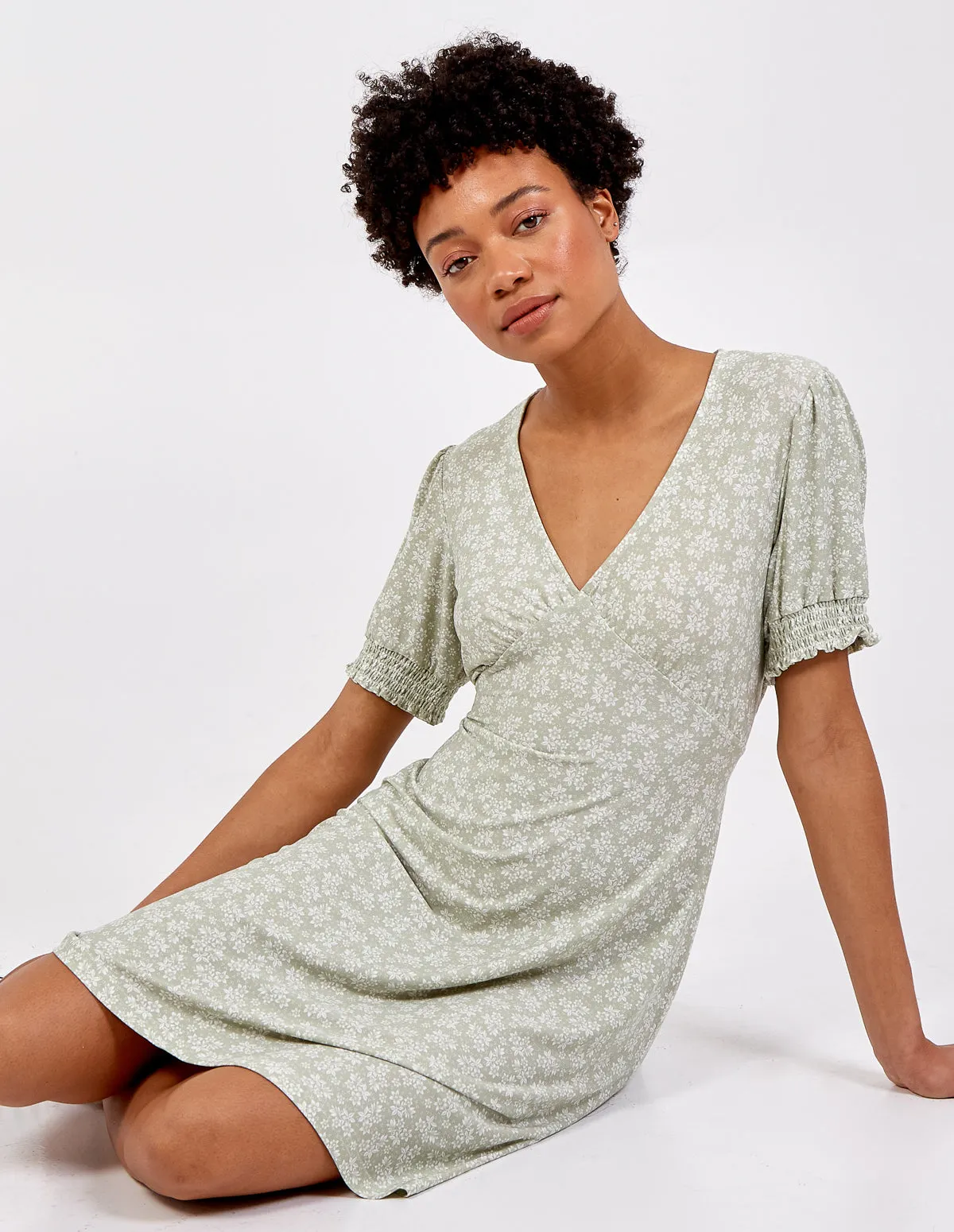 Ditsy Floral Tea Dress