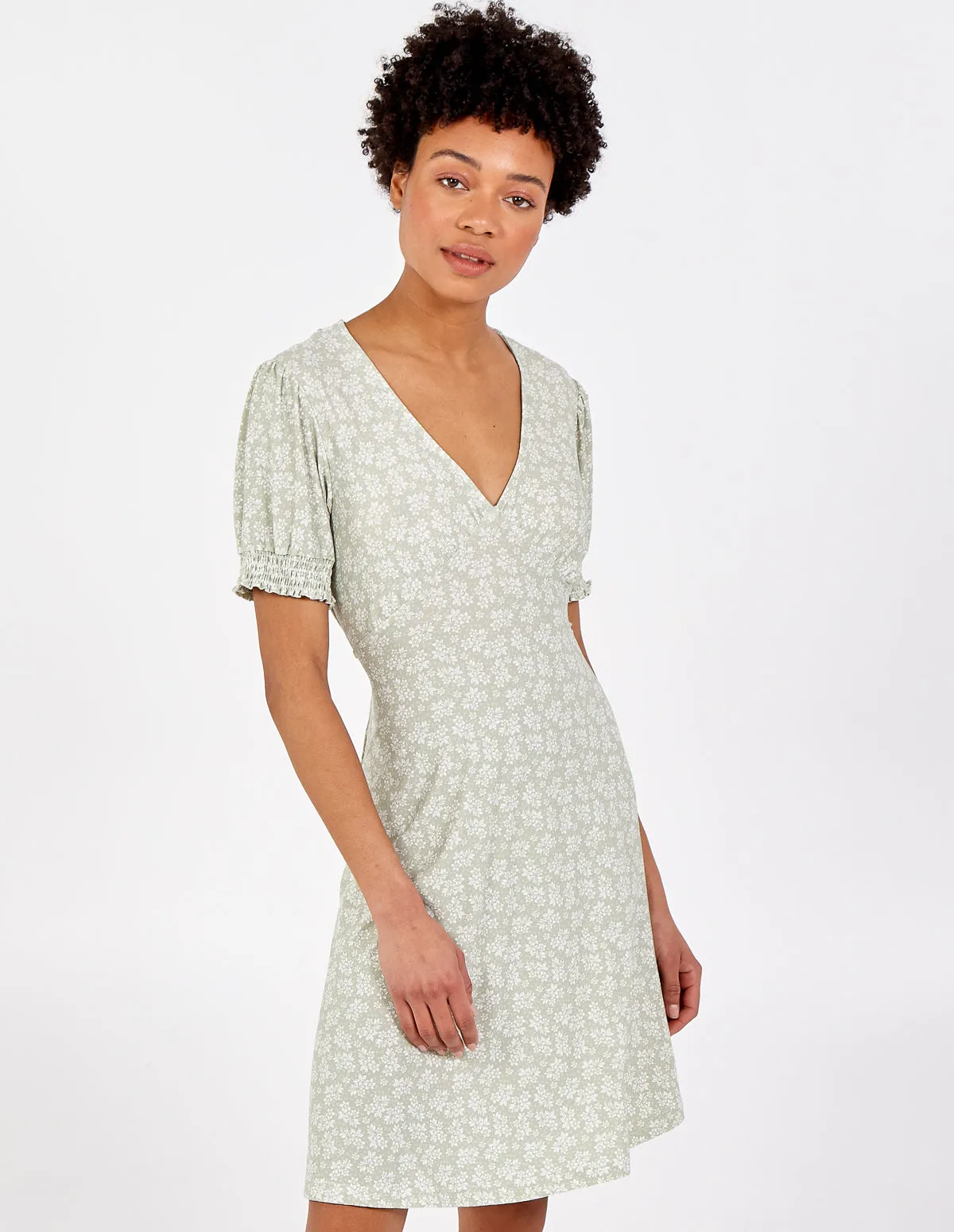 Ditsy Floral Tea Dress