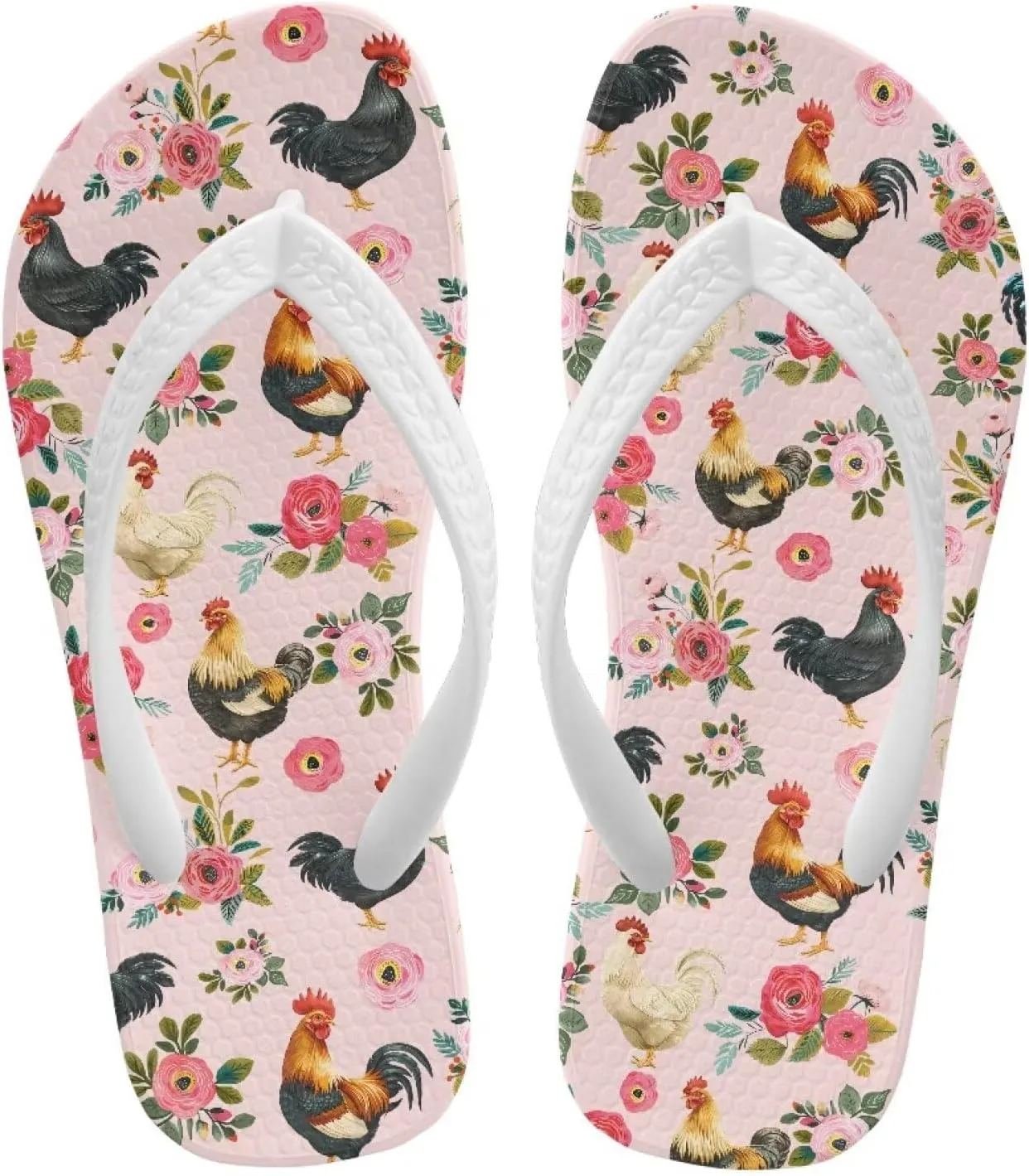 Doojoayie Girls Flip Flops Cute Sandals for Girls Beach Sandals Kids Shower Shoes