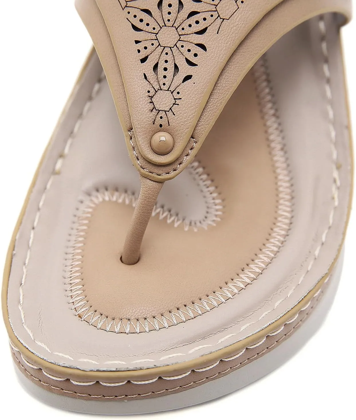 Dressy Sandals for Women, Women Orthopedic Summer Dressy Comfortable Sandals Arch Support Slides Non Slip Flip Flop
