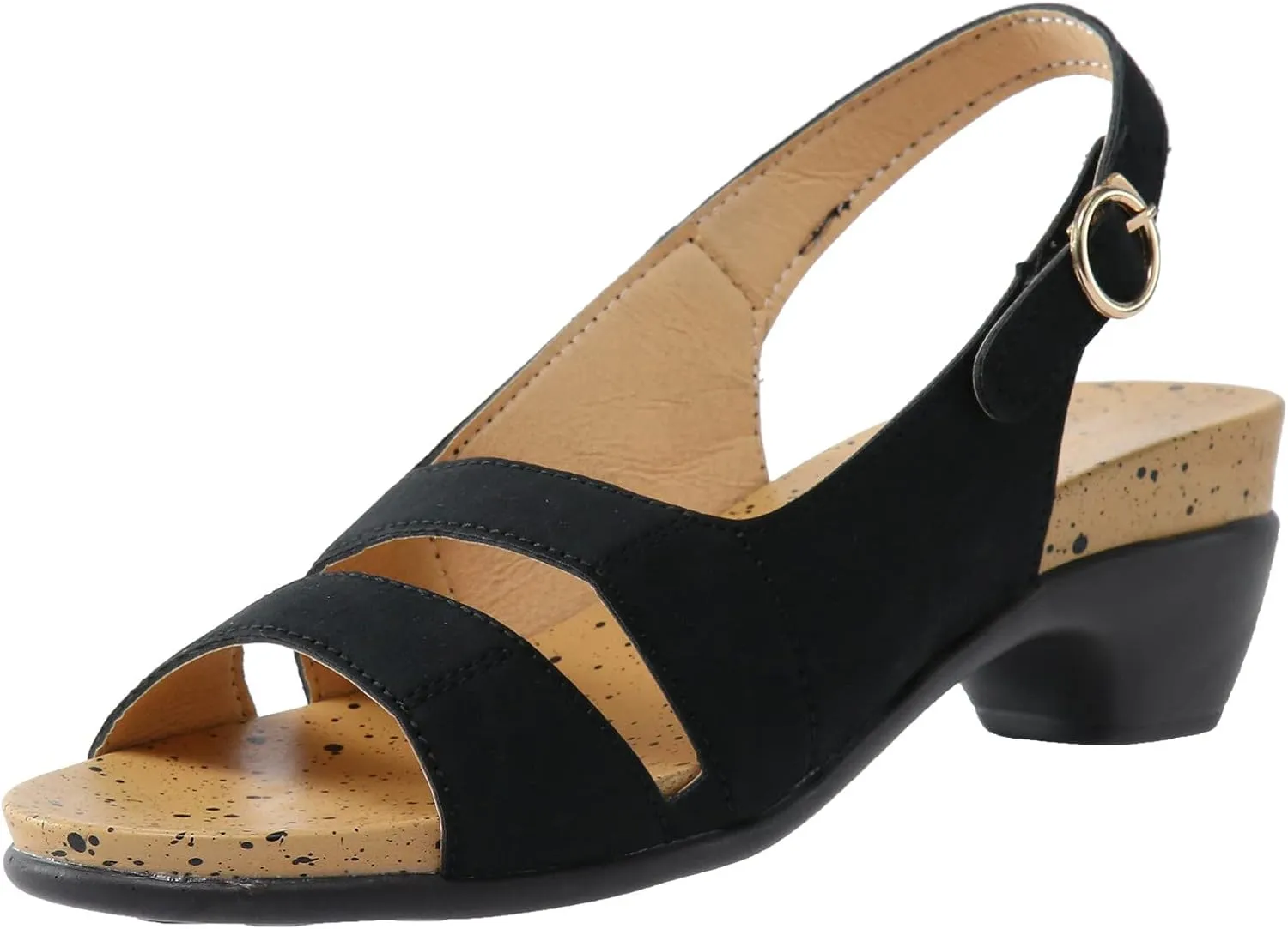Eduavar Summer Sandals for Women 2023, Wedge Sandals for Women Ultra-Comfy Breathable Sandals Wedge Peep Toe Sandals Shoes