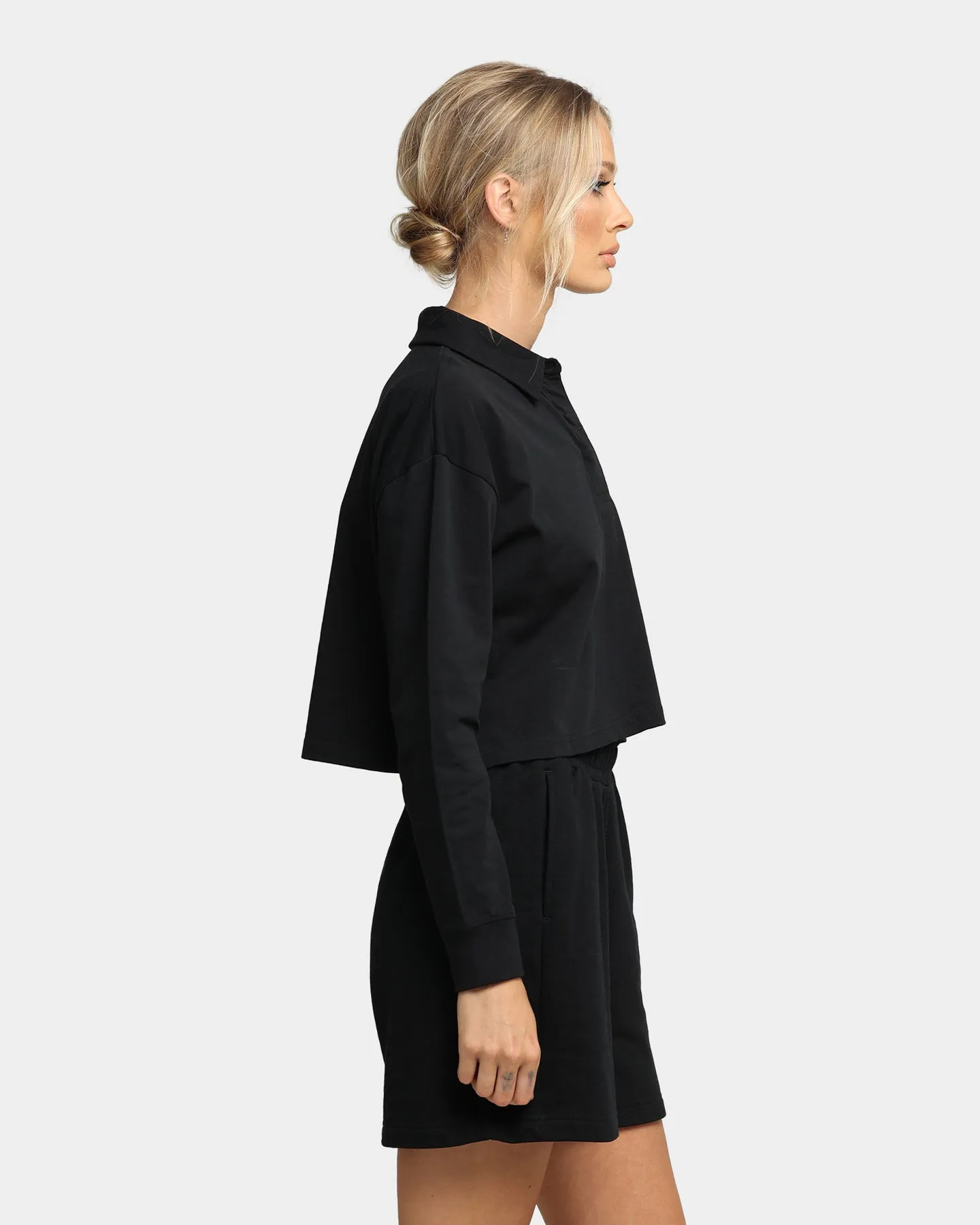 EN ES Women's Endless Rugby Top Black
