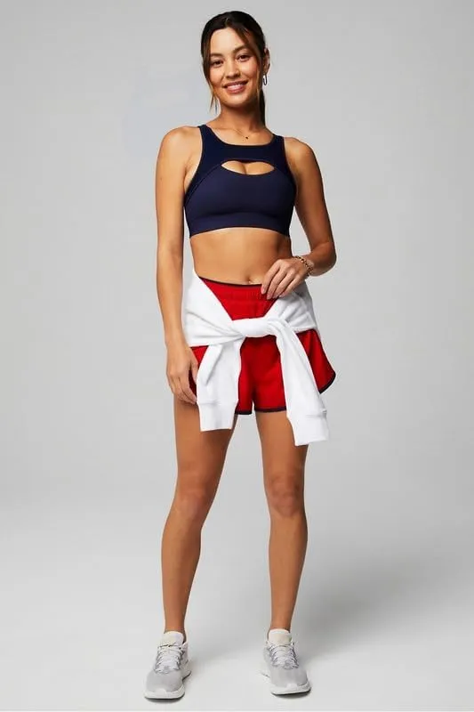 Fabletics Women's Mesh Breathable Medium Impact Sports Bra