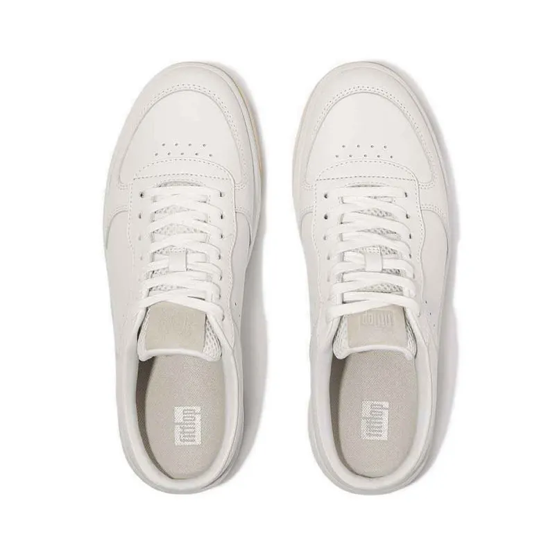 Fitflop Rally Evo Leather Sneaker Mules - Urban White