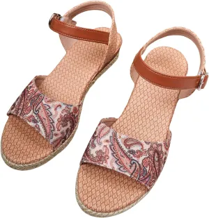 Flatform Wedge Sandal Dressy Casual Summer Plus Size Sandals Fishmouth Solid Color Low-Heeled Women's Shoes