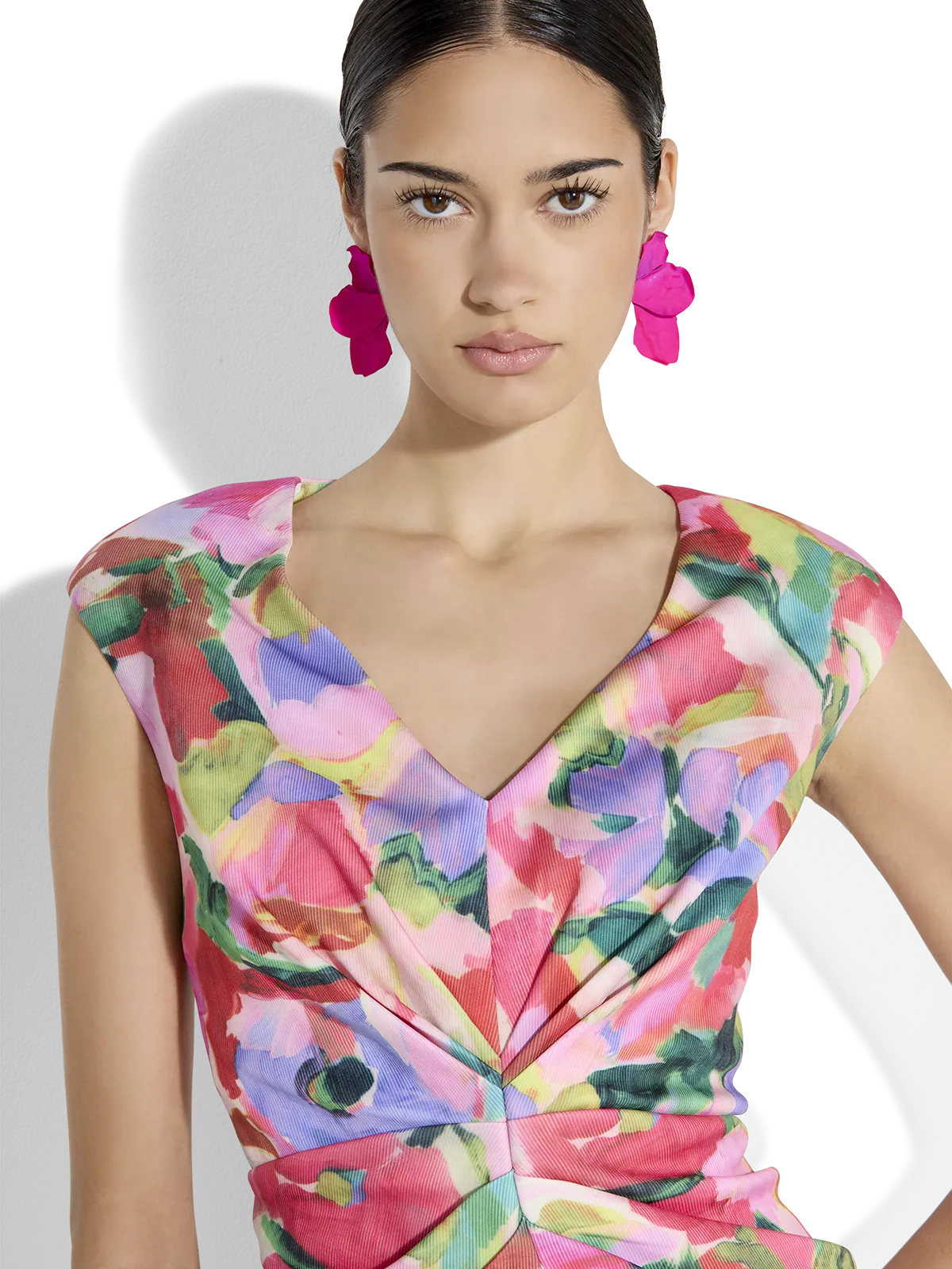 Freisa Hot Pink Earrings