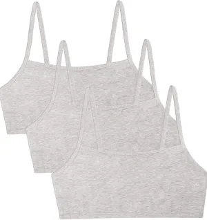 Fruit of the Loom Women's Spaghetti Strap Cotton Sports Bra - All-Day Comfort & Easy Movement