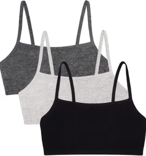 Fruit of the Loom Women's Spaghetti Strap Cotton Sports Bra - All-Day Comfort & Easy Movement