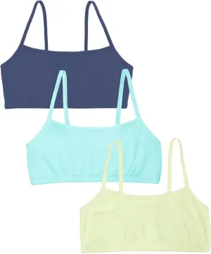 Fruit of the Loom Women's Spaghetti Strap Cotton Sports Bra - All-Day Comfort & Easy Movement