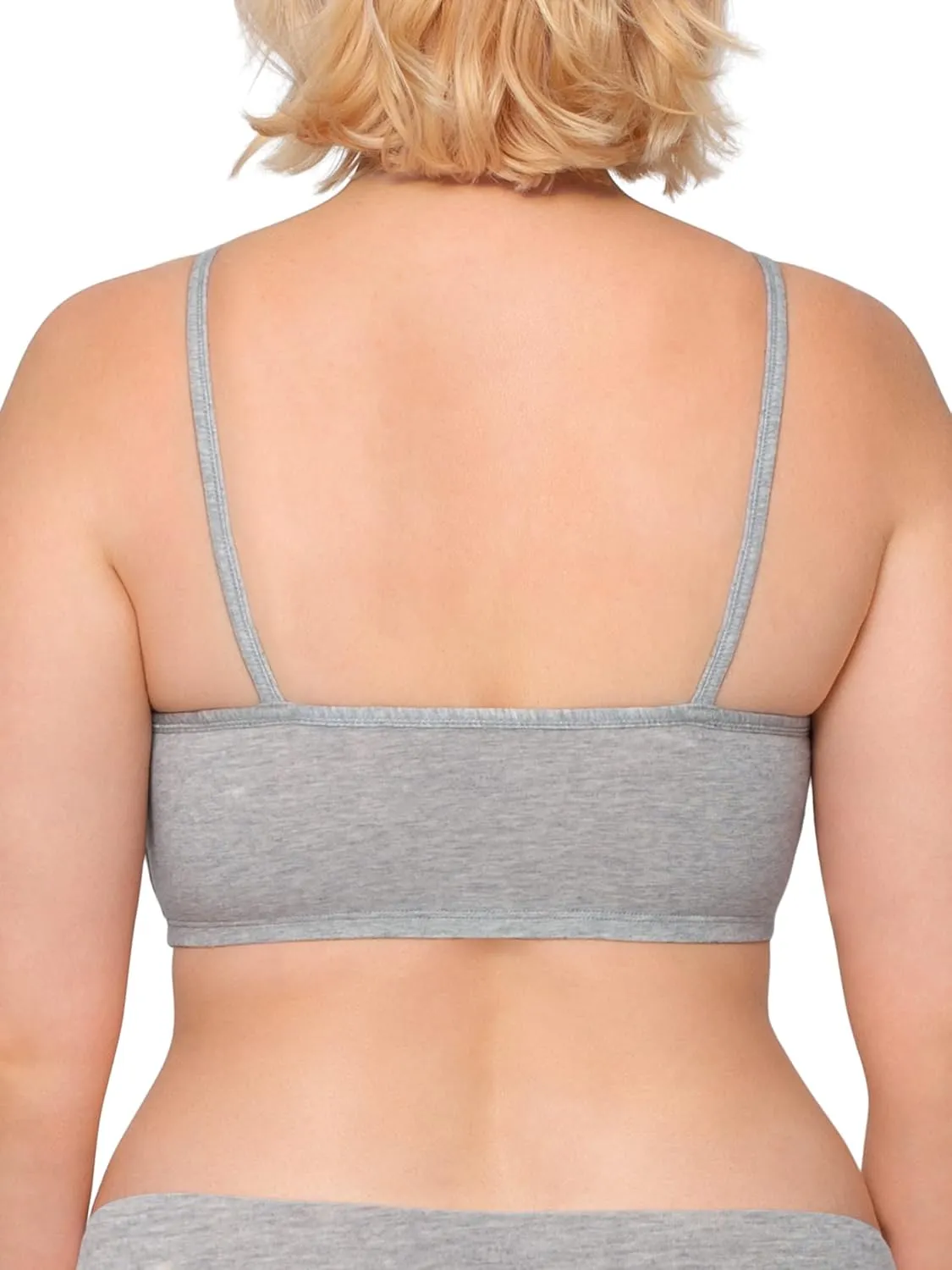 Fruit of the Loom Women's Spaghetti Strap Cotton Sports Bra - All-Day Comfort & Easy Movement