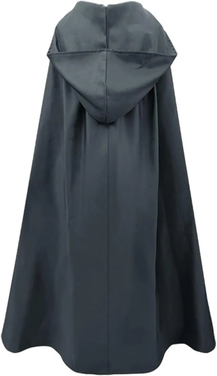 Ggandalf Cosplay Costume,Adult Cloak Hooded Cape Hat and Wig Dress Up