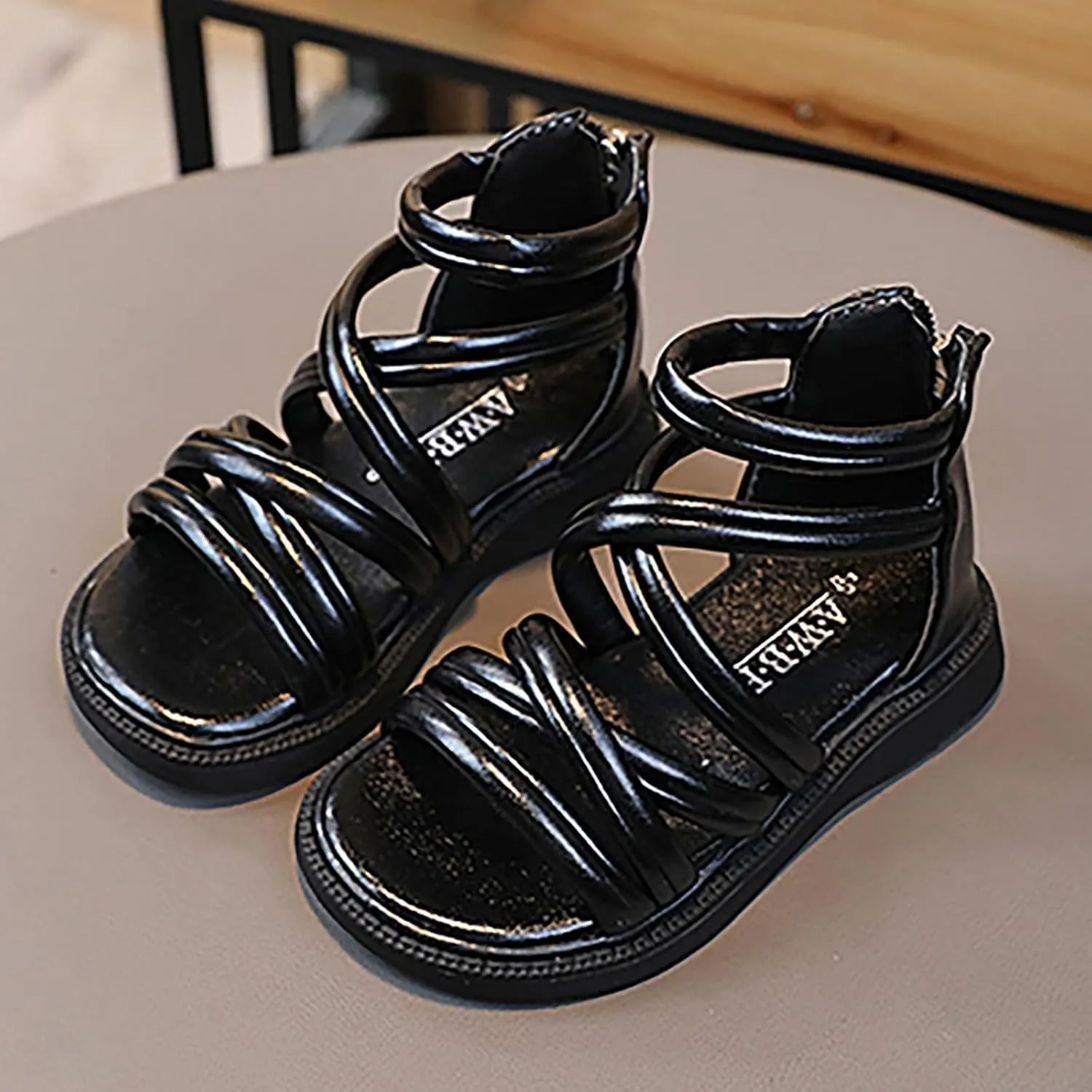 Girls and Toddlers' Jelly Sandal Children Shoes High Top Flat Sandals Sandals Big Children Summer Flower Girl Shoes