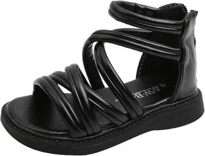 Girls and Toddlers' Jelly Sandal Children Shoes High Top Flat Sandals Sandals Big Children Summer Flower Girl Shoes