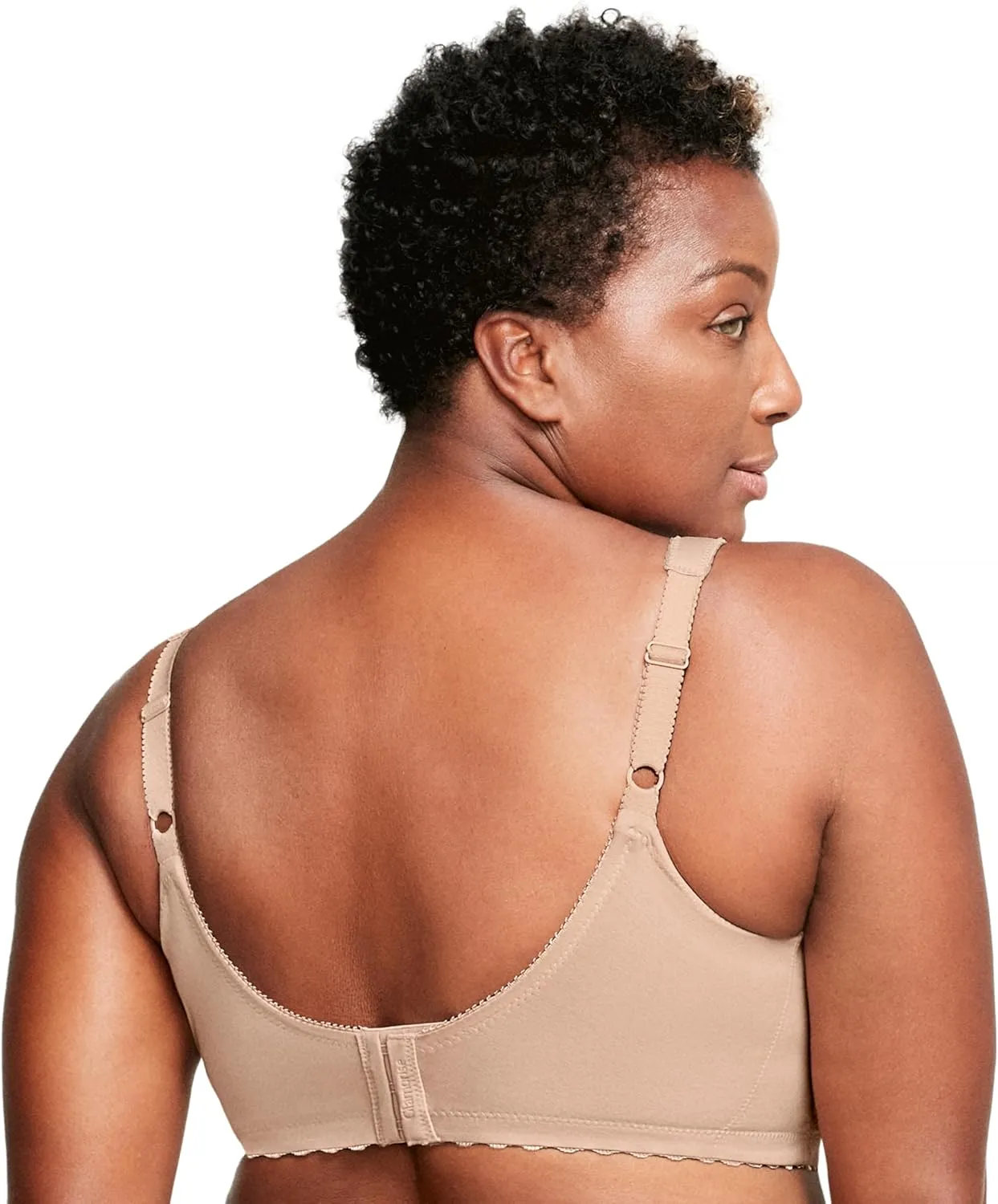 Glamorise Women's Plus Size MagicLift Cotton Support Bra Wirefree #1001