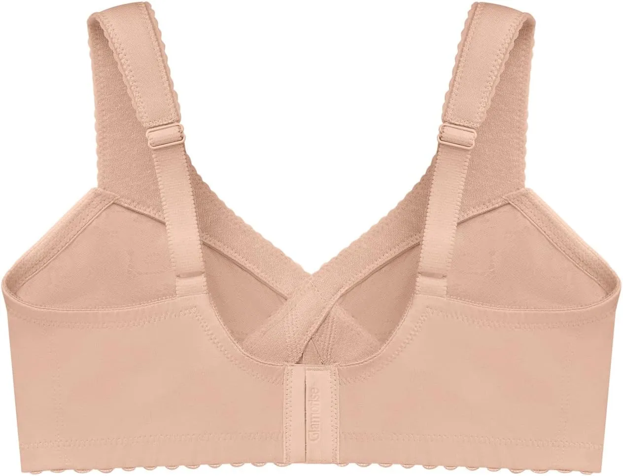 Glamorise Women's Plus Size MagicLift Cotton Support Bra Wirefree #1001