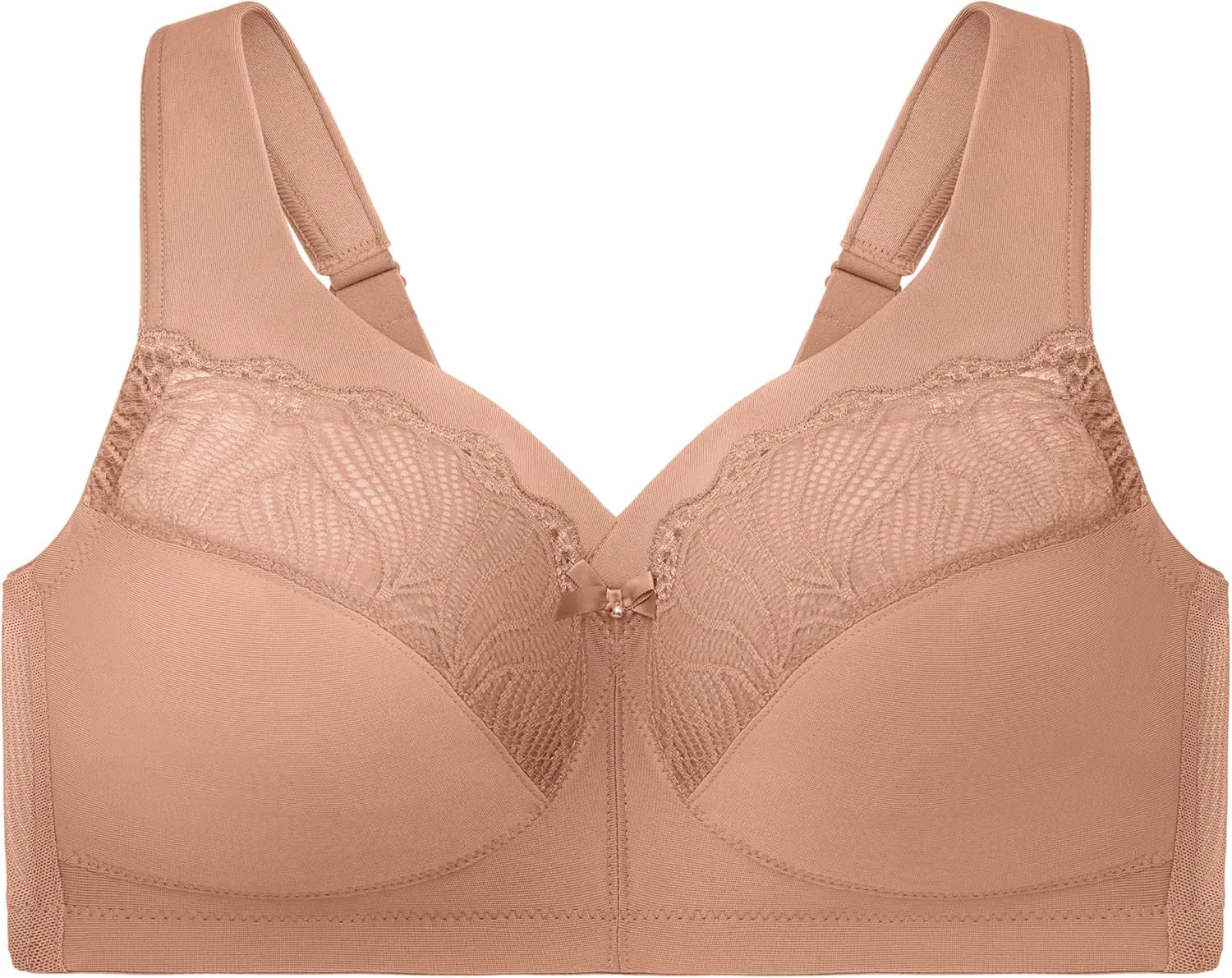 Glamorise Women's Plus Size MagicLift Natural Support Bra Wirefree #1010