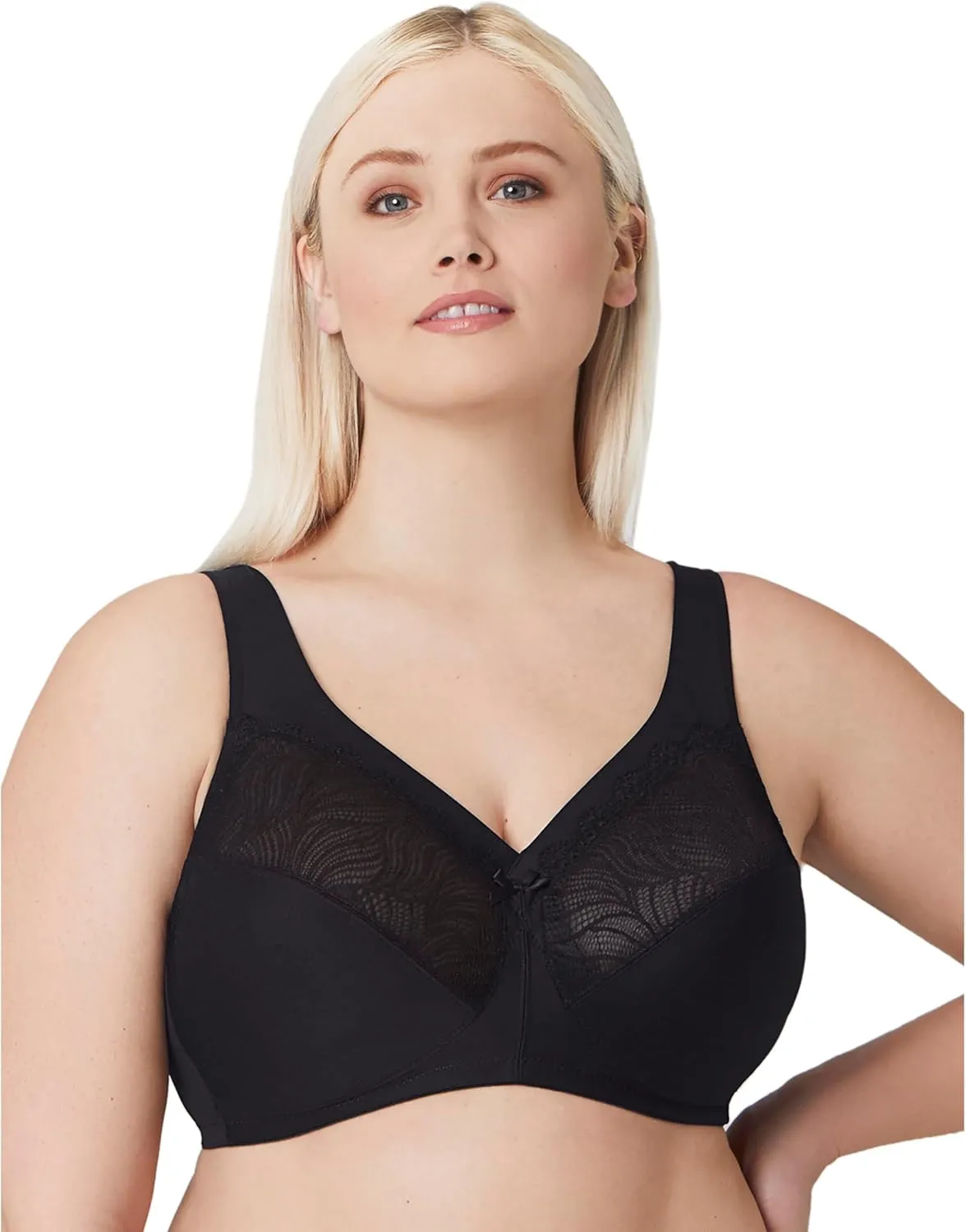 Glamorise Women's Plus Size MagicLift Natural Support Bra Wirefree #1010