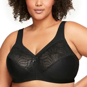 Glamorise Women's Plus Size MagicLift Natural Support Bra Wirefree #1010