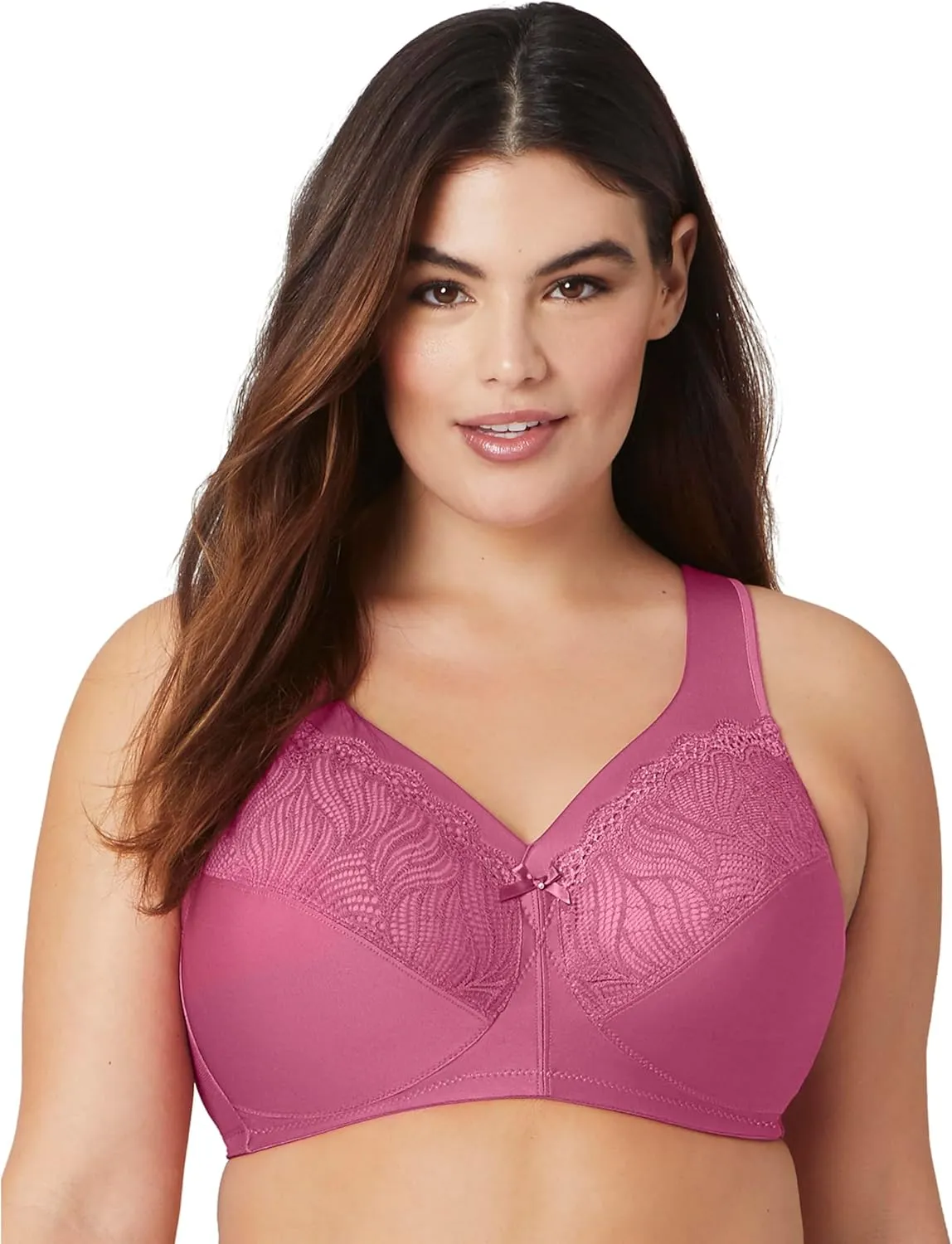Glamorise Women's Plus Size MagicLift Natural Support Bra Wirefree #1010
