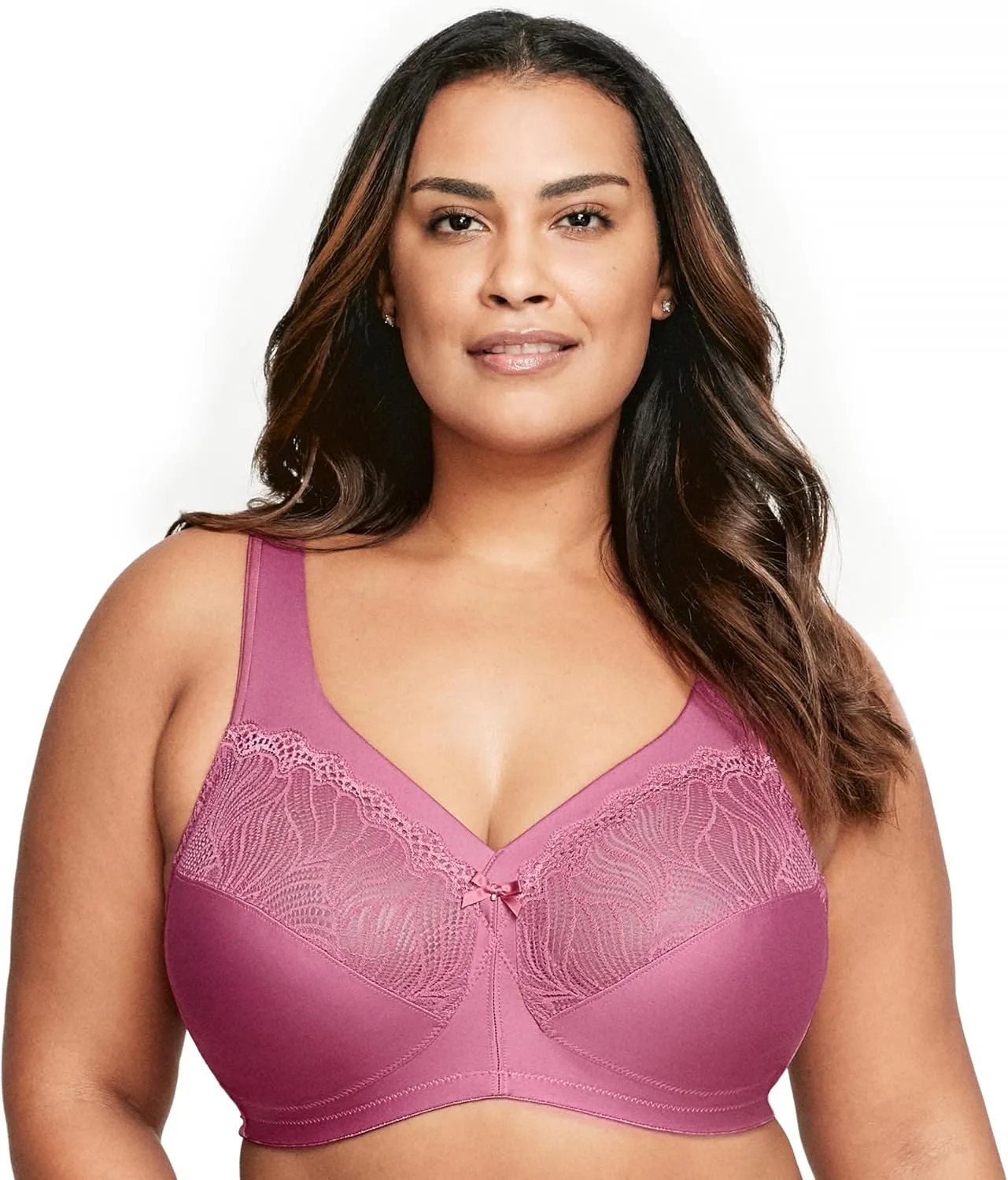 Glamorise Women's Plus Size MagicLift Natural Support Bra Wirefree #1010