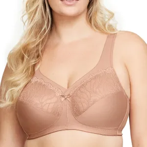Glamorise Women's Plus Size MagicLift Natural Support Bra Wirefree #1010